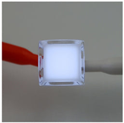 Illuminated Square 9.2mm Tactile Buttons with LEDs in packs of five from PMD Way with free delivery worldwide