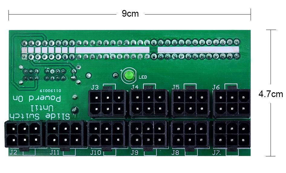 Useful ATX 64 Pin Breakout to Ten 6 Pin Molex Cables from PMD Way with free delivery worldwide