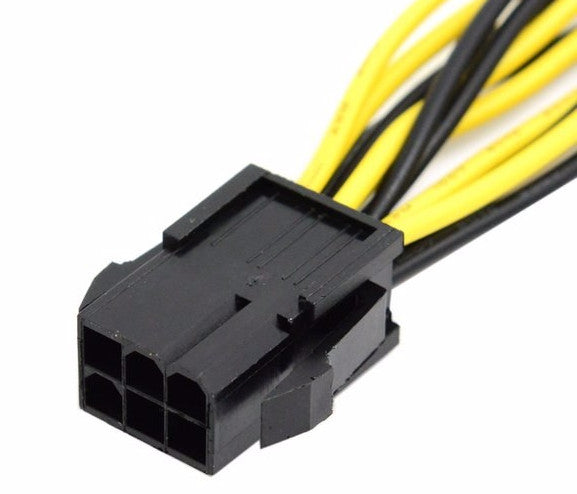 ATX PCI-E Express 6pin to 6 DC Plugs