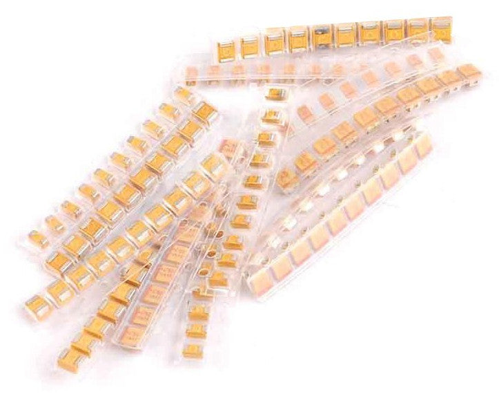 Assorted SMD Tantalum Capacitor Pack - 150 pieces