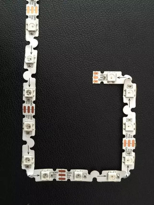 Bendable SK6812 Addressable RGB LED Strip in rolls of 5m from PMD Way with free delivery worldwide