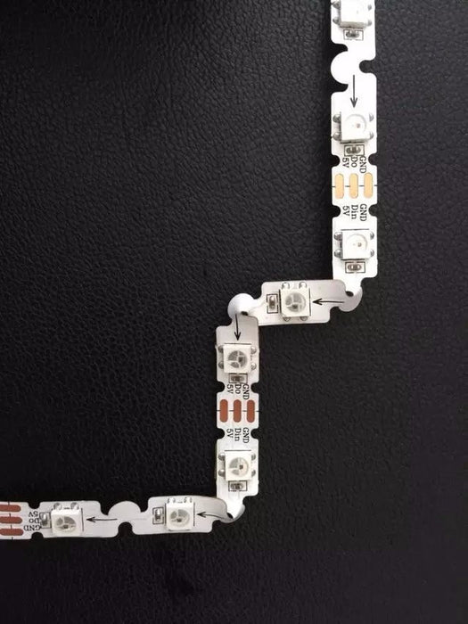 Bendable SK6812 Addressable RGB LED Strip in rolls of 5m from PMD Way with free delivery worldwide