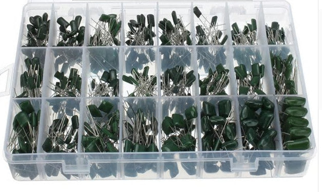 Great value Boxed Assortment 100V Polyester Capacitor Kit - 660 Pieces from PMD Way with free delivery worldwide