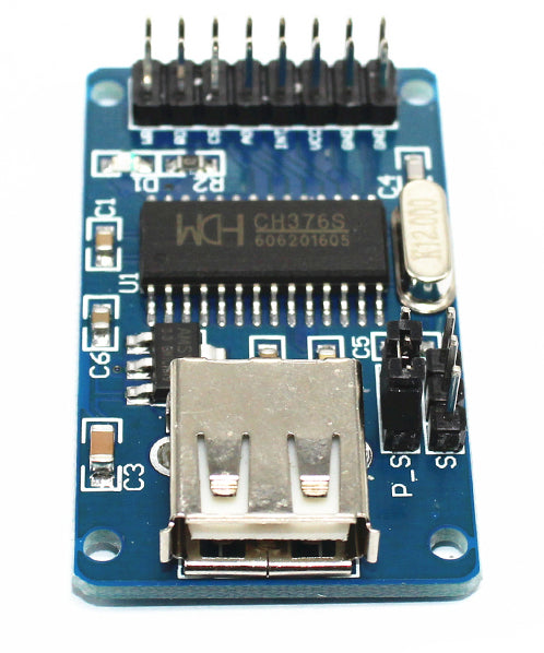Read and write to USB thumb drives with Arduino using these CH376 USB Drive Interface Modules in packs of ten from PMD Way with free delivery worldwide