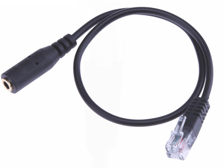 Cisco Office Phone RJ9 RJ10 TRRS Headset Adaptor