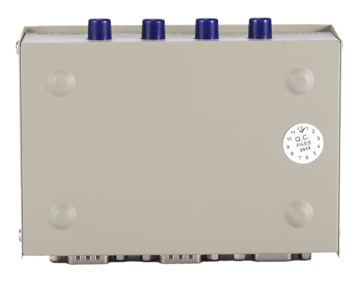 Easily share RS232 devices using the four port DB9 Switch Box from PMD Way with free delivery worldwide