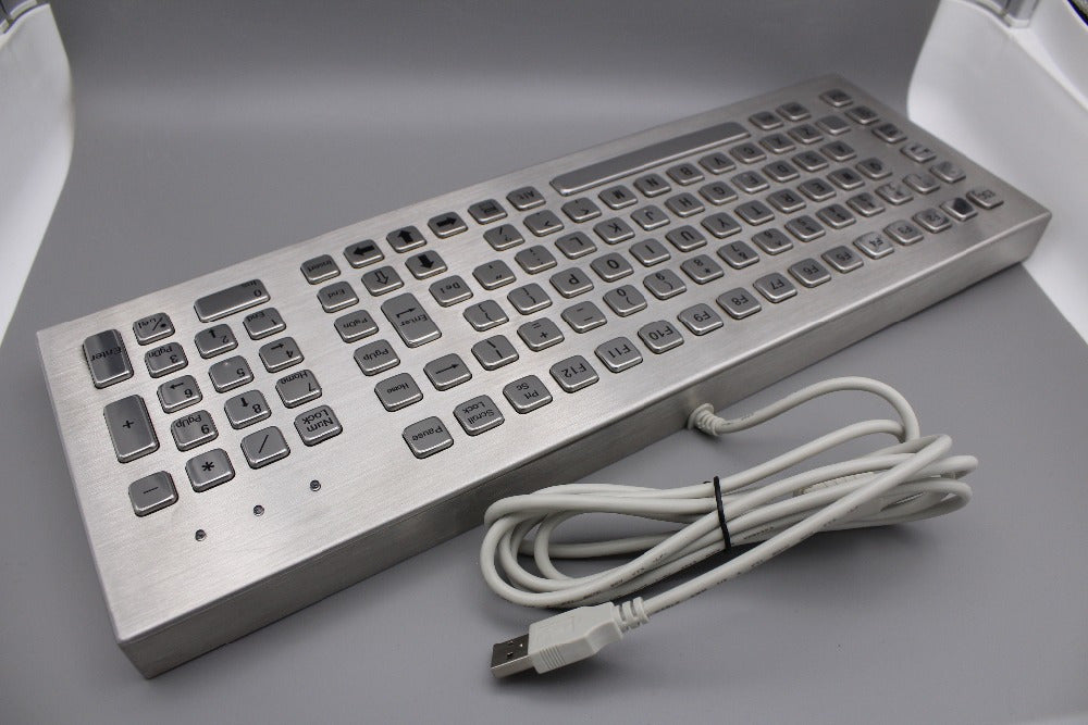 103 Key Stainless Steel Computer Keyboard from PMD Way with free delivery worldwide