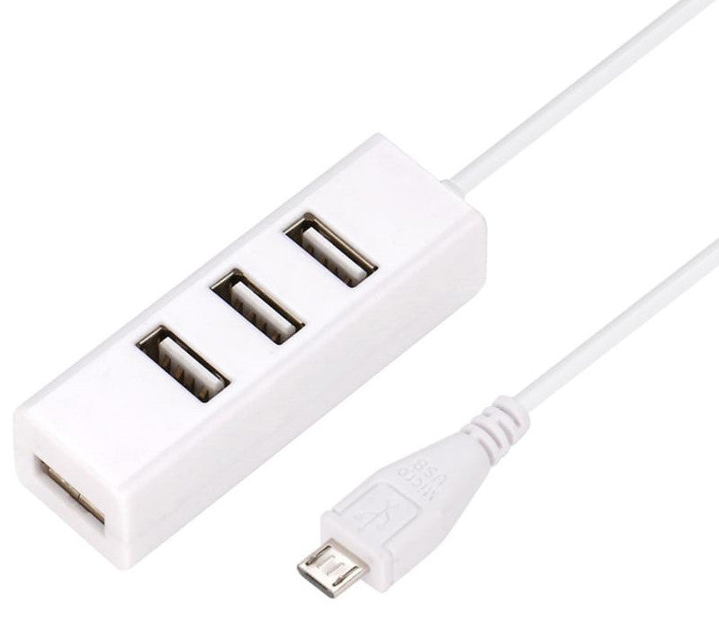 Useful Four Port USB Hub with Micro USB OTG Connector from PMD Way with free delivery worldwide