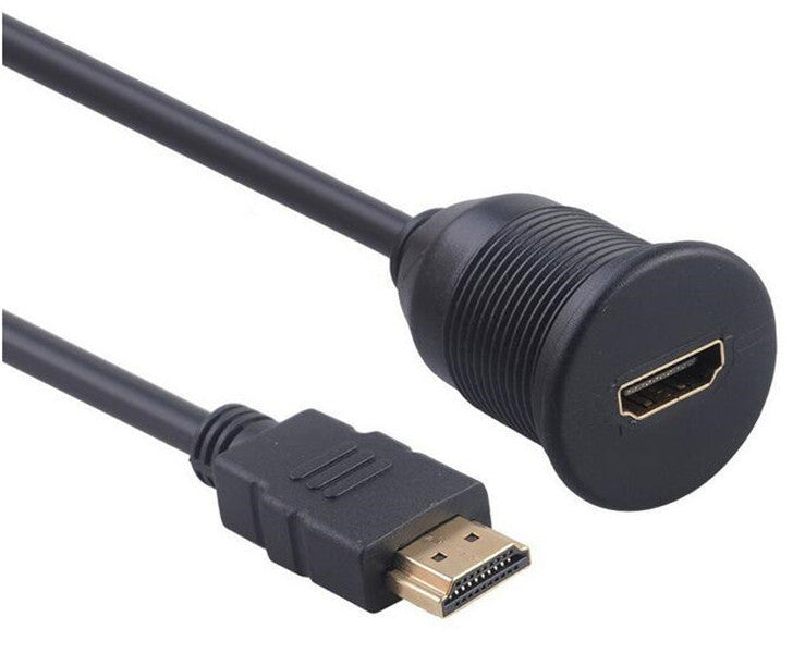 Useful HDMI Car Mount Female Panel Socket to Male Cables from PMD Way with free delivery worldwide