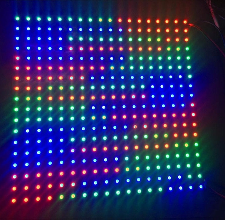 Large SK6812 18x18 324 RGB LED Panel from PMD Way with free delivery worldwide