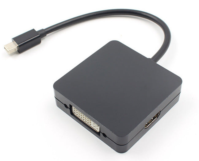 Mini DisplayPort Plug to HDMI VGA and DVI Socket Adaptor