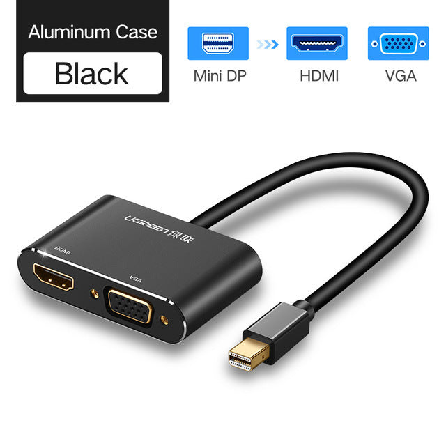 Useful Mini DisplayPort Plug to HDMI Socket and VGA Socket Adapter from PMD Way with free delivery worldwide