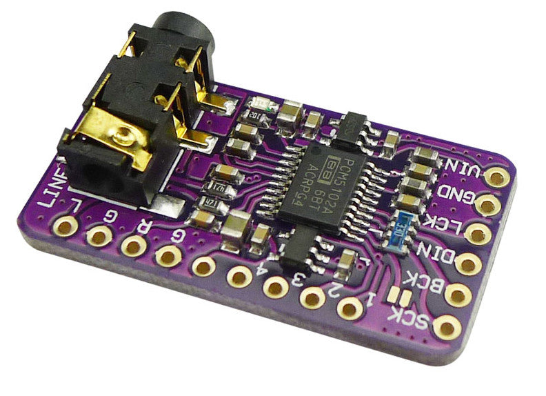 Exceptional digital to analog conversions with the PCM5102 I2S DAC Decoder Board for Raspberry Pi and more from PMD Way with free delivery worldwide