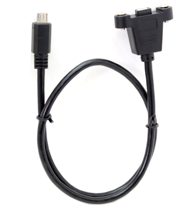 Useful Panel Mount Micro USB Socket to Plug Cable from PMD Way with free delivery worldwide