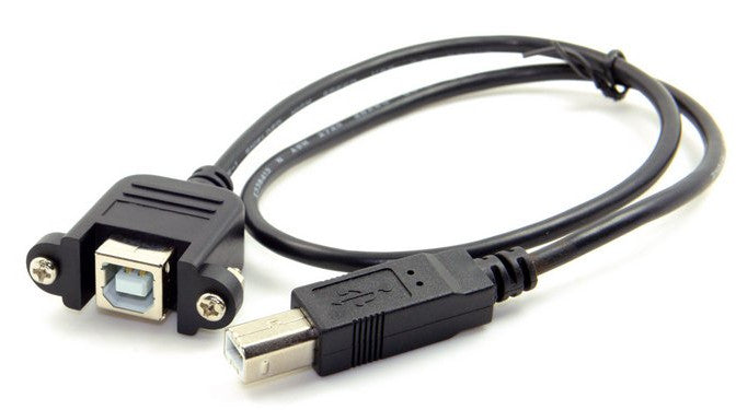 Useful Panel Mount USB B Socket to Plug Cable from PMD Way with free delivery worldwide