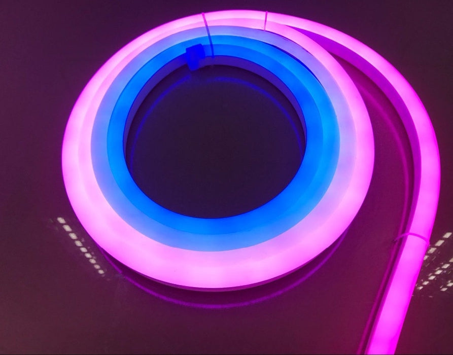 RGB Neon-like LED Flex Strip with Silicone Tube - 5m Roll from PMD Way with free delivery worldwide