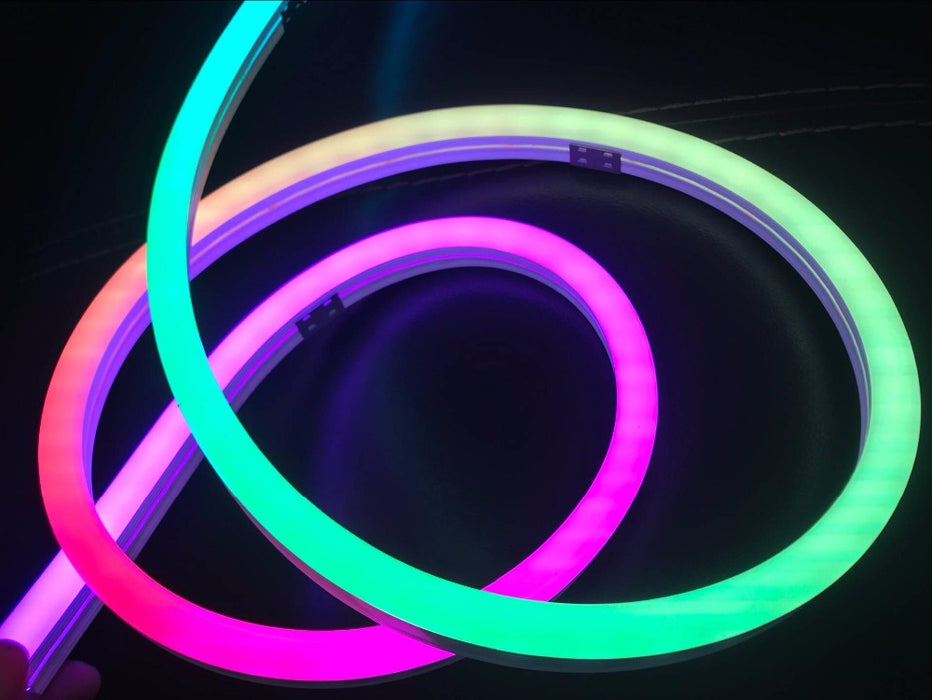 RGB Neon-like LED Flex Strip with Silicone Tube - 5m Roll from PMD Way with free delivery worldwide