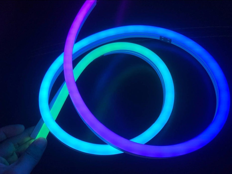 RGB Neon-like LED Flex Strip with Silicone Tube - 5m Roll from PMD Way with free delivery worldwide