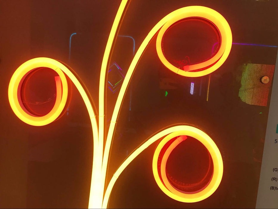 RGB Neon-like LED Flex Strip with Silicone Tube - 5m Roll from PMD Way with free delivery worldwide