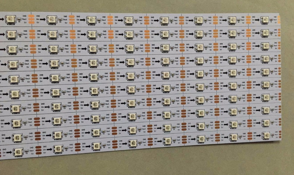 SK6812 Addressable RGB LED Strip Board - 50cm - 10 Packs from PMD Way with free delivery worldwide