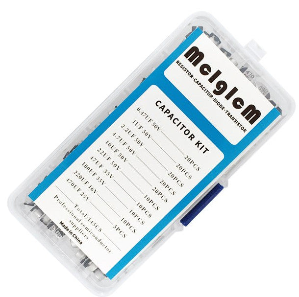 Great value SMD Aluminum Electrolytic Capacitors Assortment Box Kit- 145 pieces from PMD Way with free delivery worldwide