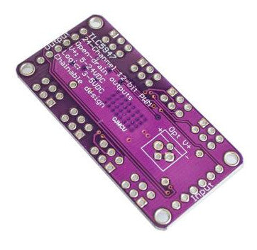 LED and PWM control with the TLC5947 12-Bit 24-Channel PWM LED Driver Module from PMD Way with free delivery worldwide