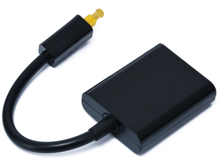 Easily connect two TOSLINK devices to one cable with the TOSLink Splitter Adaptor from PMD Way with free delivery worldwide