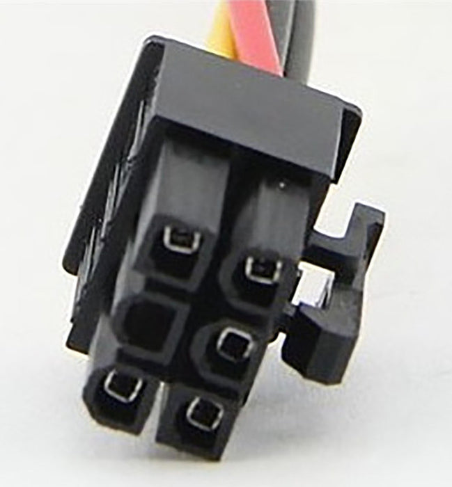 Twin IDE Molex Power to 6-Pin PCI Express Cable