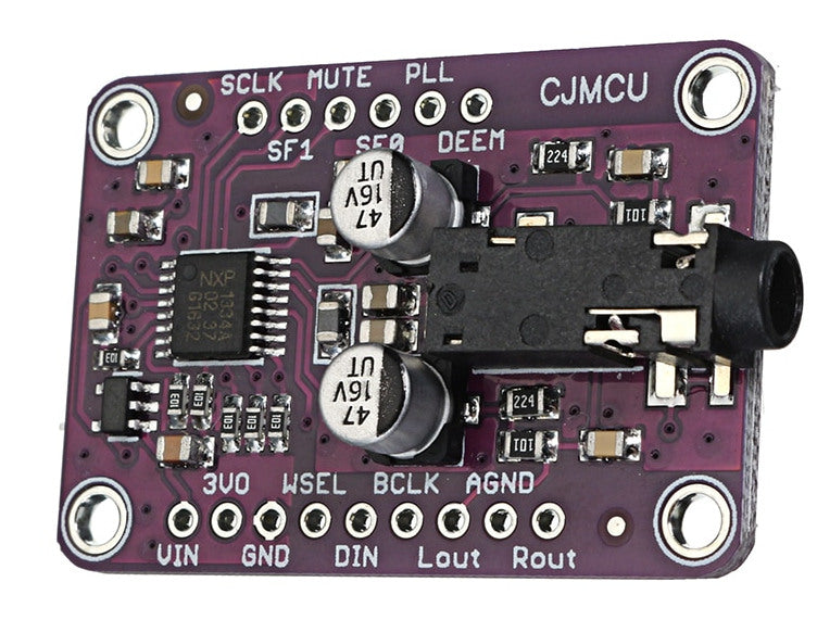 I2S Digital Audio Stereo Decoder - UDA1334A Breakout for Raspberry Pi and more from PMD Way with free delivery worldwide