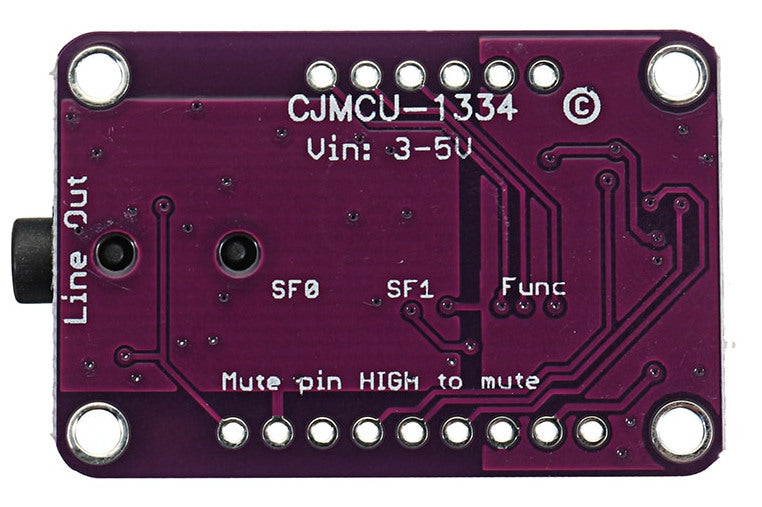 I2S Digital Audio Stereo Decoder - UDA1334A Breakout for Raspberry Pi and more from PMD Way with free delivery worldwide