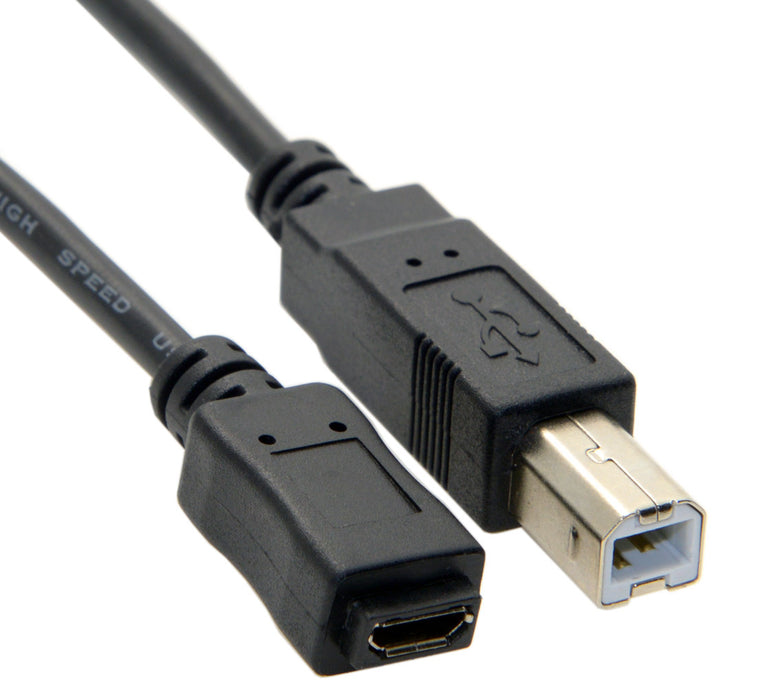 Quality USB B Plug to micro USB Socket Cable from PMD Way with free delivery worldwide