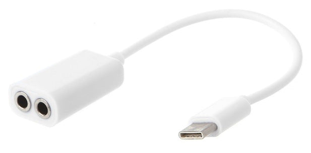 Useful USB 3.1 C Dual 3.5mm Stereo Female Headphone Sockets Cable from PMD Way with free delivery worldwide