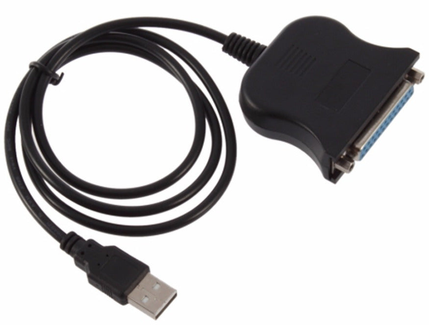 Use parallel printers with new computers using the USB to DB25 Parallel Printer Adaptor from PMD Way with free delivery worldwide