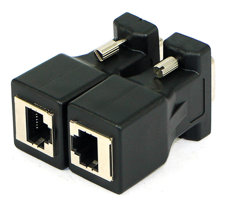 Easily extend VGA video signals using the VGA Extender over RJ45 Ethernet Cable from PMD Way with free delivery worldwide