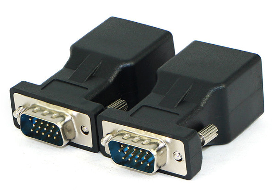 Easily extend VGA video signals using the VGA Extender over RJ45 Ethernet Cable from PMD Way with free delivery worldwide
