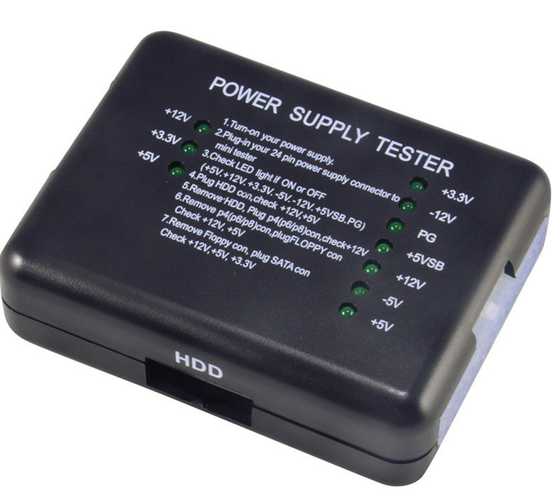 Check ATX power supplies with this Value ATX Power Supply Test Module from PMD Way with free delivery worldwide