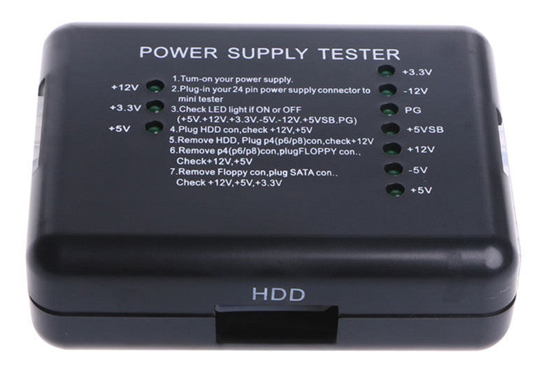 Check ATX power supplies with this Value ATX Power Supply Test Module from PMD Way with free delivery worldwide