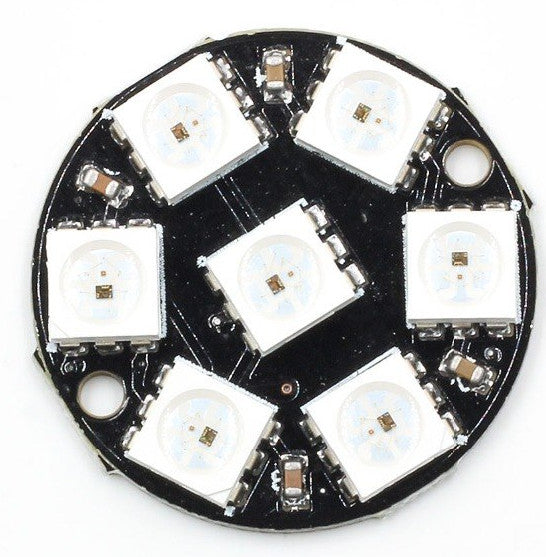 WS2812B Round Seven LED Boards from PMD Way with free delivery worldwide