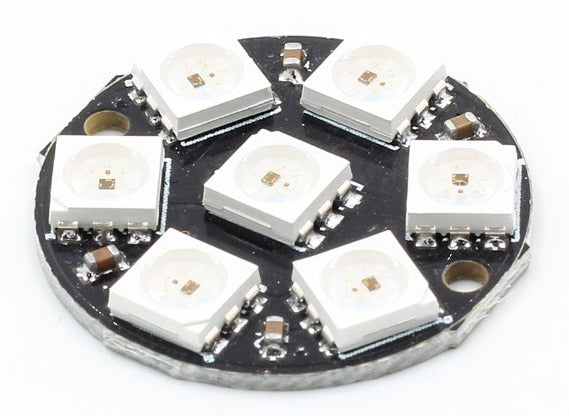 WS2812B Round Seven LED Boards from PMD Way with free delivery worldwide