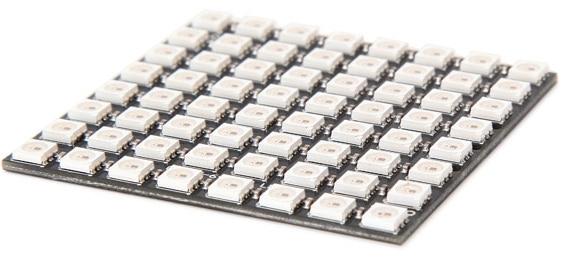 WS2812B Square 64 LED Board - Ten Pack from PMD Way with free delivery worldwide