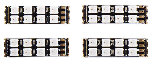 WS2812B Square Eight LED Boards in packs of four from PMD Way with free delivery worldwide