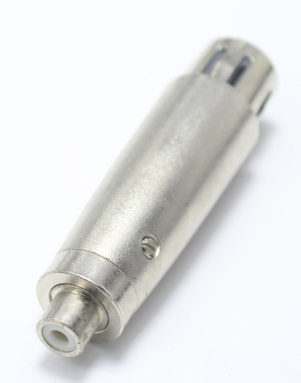 Quality XLR Female Plug to RCA Socket Adaptor from PMD Way with free delivery worldwide