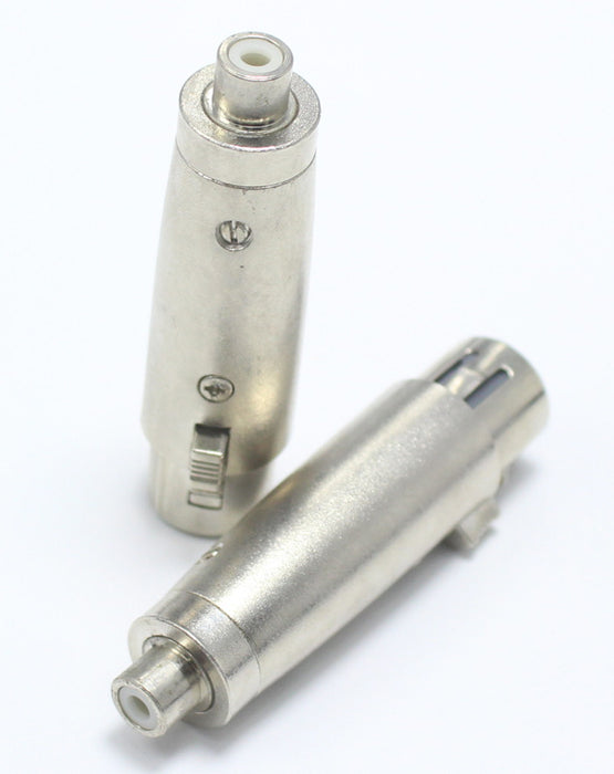Quality XLR Female Plug to RCA Socket Adaptor from PMD Way with free delivery worldwide