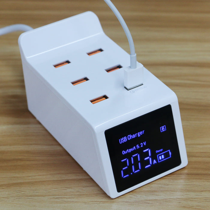AC to 6 USB Adaptor with Quick Charge 3.0 from PMD Way with free delivery worldwide