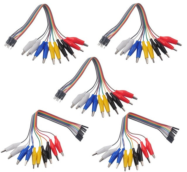 Alligator Clips to Header Socket Cables - Various Bundles