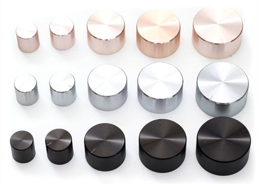 Aluminium Plastic Potentiometer Knobs - Various Sizes and Colors from PMD Way with free delivery worldwide