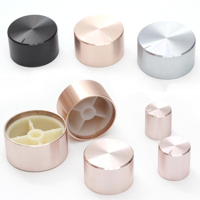Aluminium Plastic Potentiometer Knobs - Various Sizes and Colors from PMD Way with free delivery worldwide