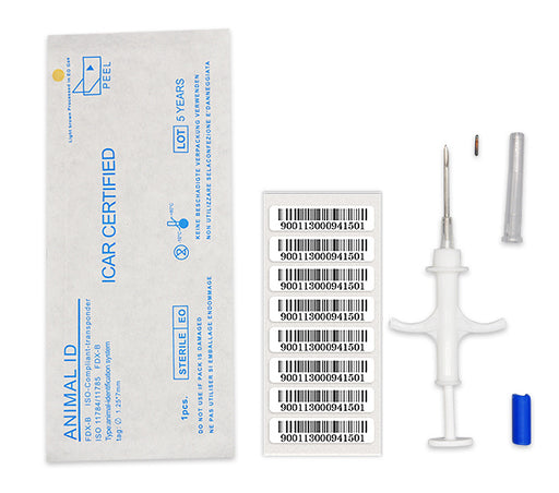RFID Chip and Syringe for Animal Use - 10 Pack from PMD Way with free delivery worldwide