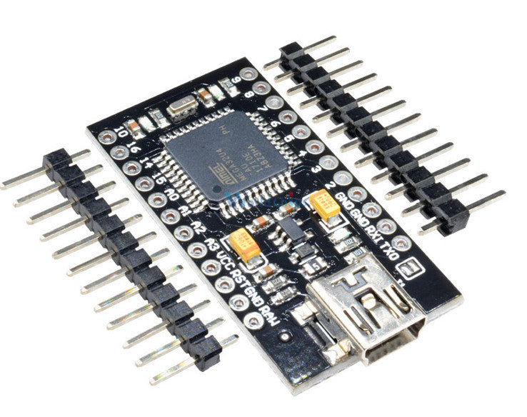 Compact Arduino Pro Micro Compatible Board with stronger mini USB socket from PMD Way - with free delivery, worldwide
