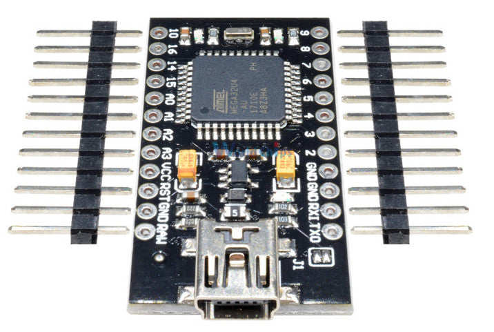 Compact Arduino Pro Micro Compatible Board with stronger mini USB socket from PMD Way - with free delivery, worldwide